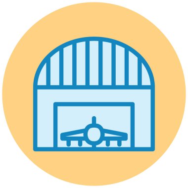 Modern yapı simgesinin vektör illüstrasyonu