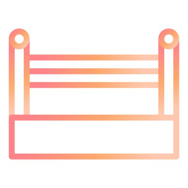 Boks Halkası Modern ikon vektör çizimi 