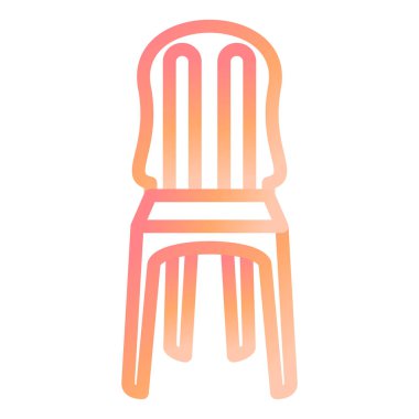 sandalye simgesi çizimi