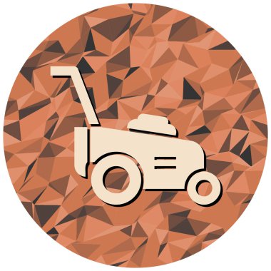 Araba ikonu. Web için golf kamyonu vektör simgelerinin düz çizimi