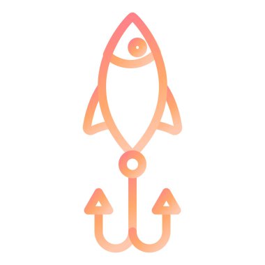 Balık Yemi modern simge vektör illüstrasyonuName 