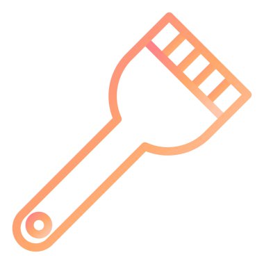 Hamur Fırçası modern simge vektör çizimi 