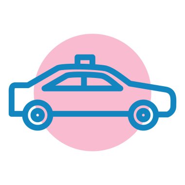 - Araba. Web simgesi basit illüstrasyon