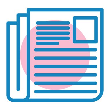 Belge. Web simgesi basit illüstrasyon