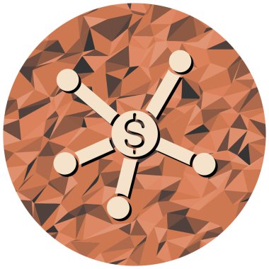 İş ve finans ikonu. Web için seo vektör simgelerinin düz çizimi