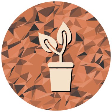 bitki simgesi vektör illüstrasyonu