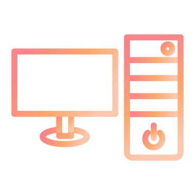 bilgisayar simgesi vektör illüstrasyonu