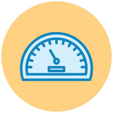 Hız ölçer vektör simgesi