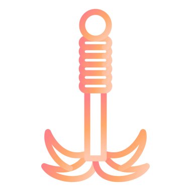 Yakalama Kancası modern ikon vektör illüstrasyonu 