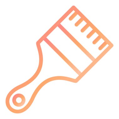 Fırça Modern ikon vektör illüstrasyonunu boya 