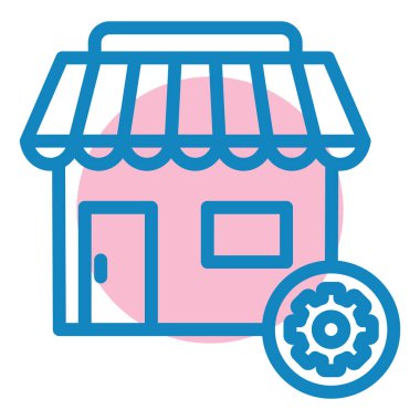 simge vektör illüstrasyonunu sakla