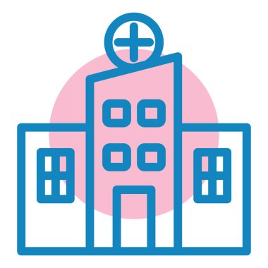 Hastane binası. Basit tasarım