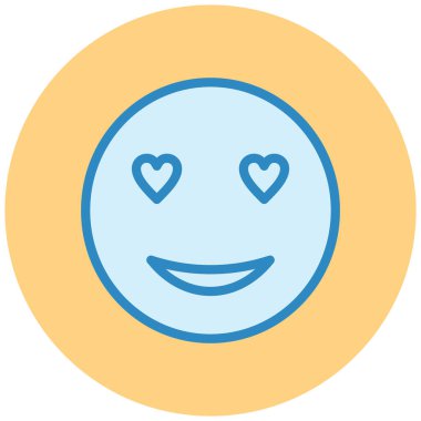 Emoji. Web simgesi vektör illüstrasyonu