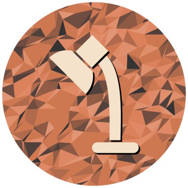 Lamba. Web simgesi basit illüstrasyon