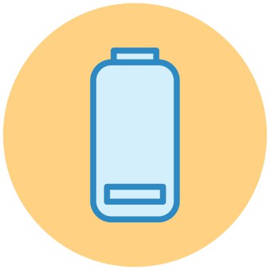 Pil. Web simgesi basit illüstrasyon