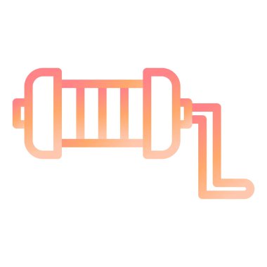 Olta makarası modern ikon vektör çizimi 