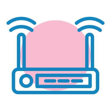 yönlendirici vektör düz renk simgesi