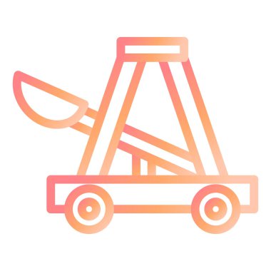 Mancınık modern ikon vektör çizimi 