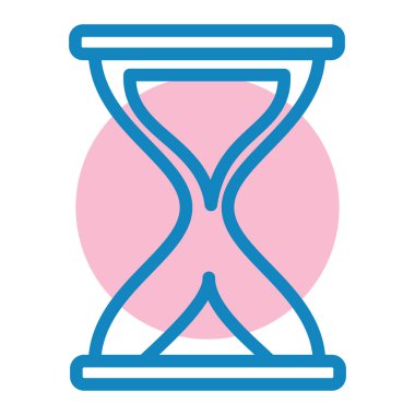 kum saati ikonu vektör illüstrasyonu