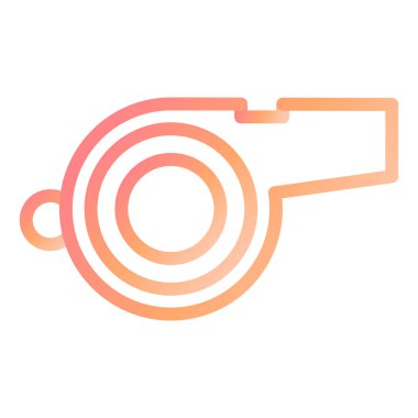 Modern simge vektör illüstrasyonunu ıslık çal 