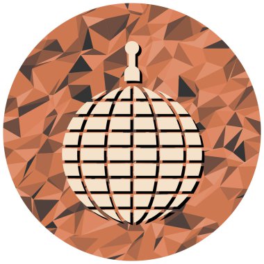 Cam top ile soyut arkaplan