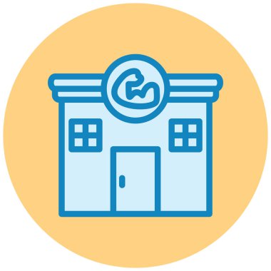 Ev. Web simgesi basit illüstrasyon