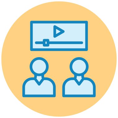 kullanıcı. Web simgesi basit illüstrasyon