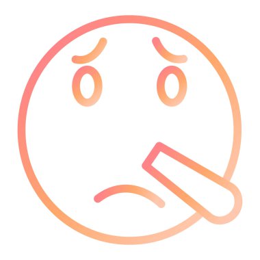 Yalancı modern simge vektör illüstrasyonu 