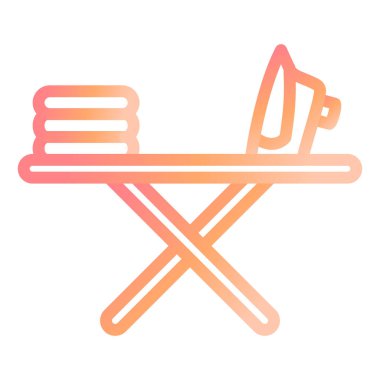 Ütü Kurulu web simgesi basit illüstrasyon