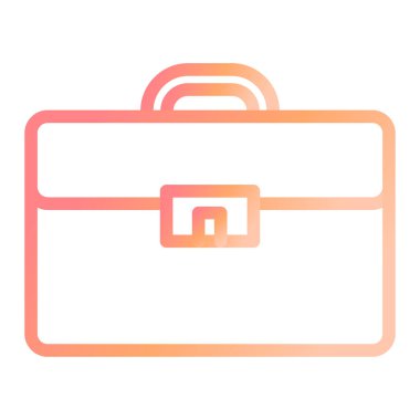 evrak çantası ikonu vektör illüstrasyonu