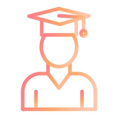 Öğrenci vektör illüstrasyonu