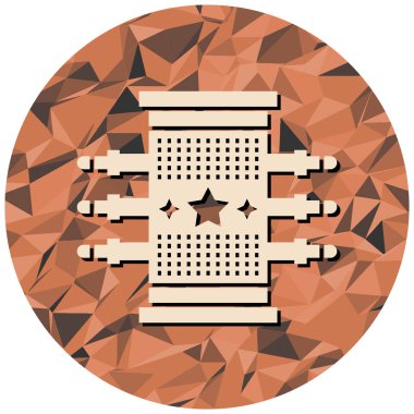 Basit vektör illüstrasyonu, web simgesi 