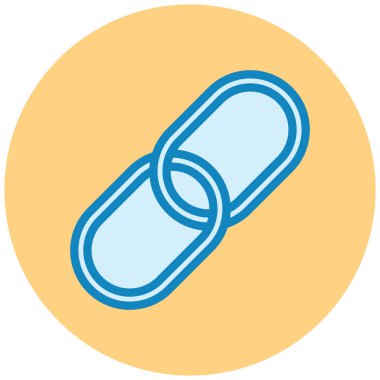 bağlantı simgesi vektör illüstrasyonu