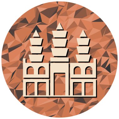 Bir binanın vektör illüstrasyonu