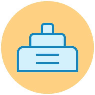 Hediye. Web simgesi basit illüstrasyon