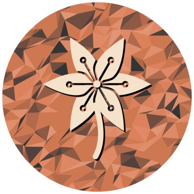 Kırmızı kurdeleli bir yıldızın çizimi