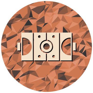 müzik çalar ikon vektör illüstrasyonu