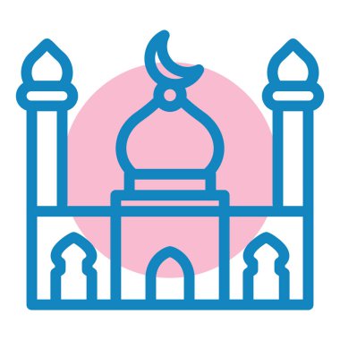 Cami. Web simgesi basit tasarım