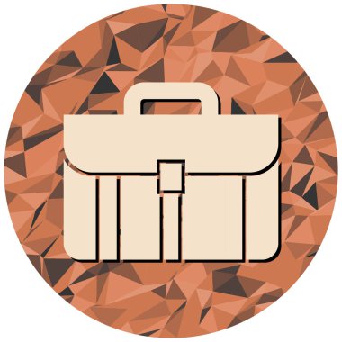 evrak çantası simgesi, vektör illüstrasyonu