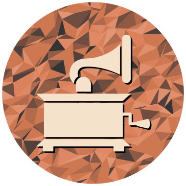 Çizgi film megafonunun vektör çizimi