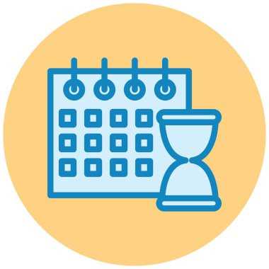 Takvim. Web simgesi basit tasarım