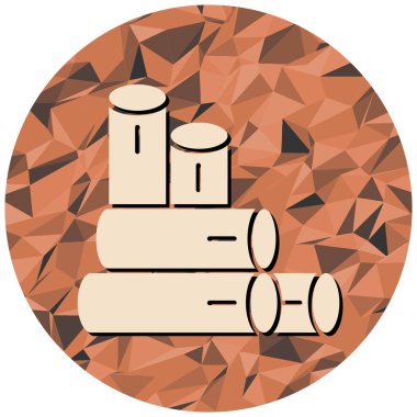 piramit simgesi vektör çizimi