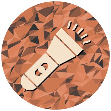 flaş ışığı simgesi, vektör illüstrasyonu basit tasarım