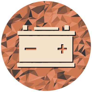 pil simgesi, vektör illüstrasyonu