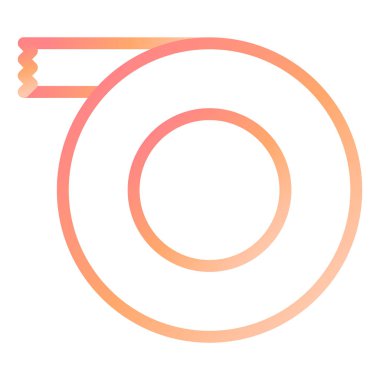 Teyp. Web simgesi basit illüstrasyon 