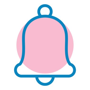 Zil. Web simgesi basit illüstrasyon