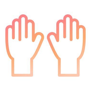 eldiven simge vektör çizim Temizleme