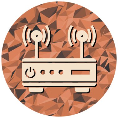 Radyo. Web simgesi basit illüstrasyon