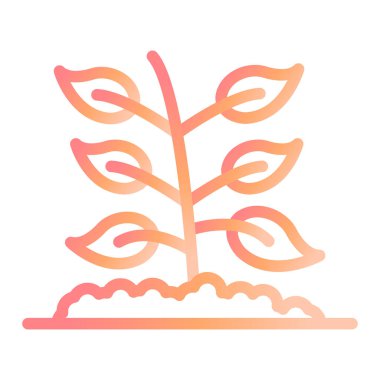 bitki simgesi vektör illüstrasyonu