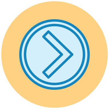 Ok. Web simgesi basit illüstrasyon